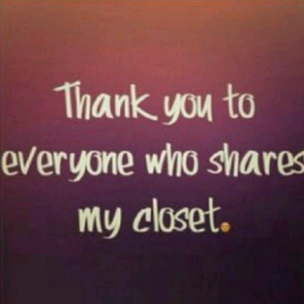 Thanks for sharing my closet